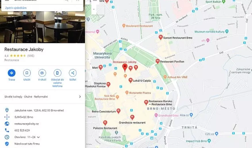Zobrazujte sa v mapách Zobrazujte sa v mapách